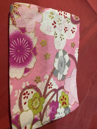 Pochette mini handmade orientale vintage rosa fior