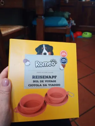 Ciotola da viaggio doppia Romeo