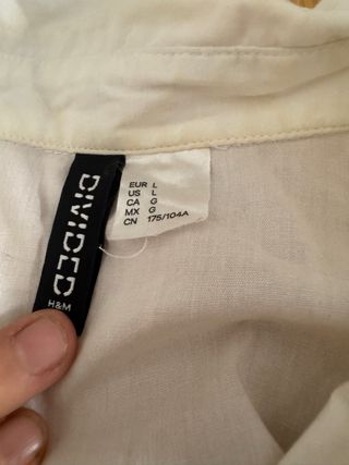 Camisa H&M Blanca