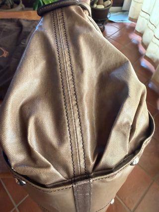 Borsa Tod's Pelle plastificata grigia