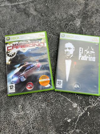 Xbox 360 Need for Speed Carbono y El Padrino