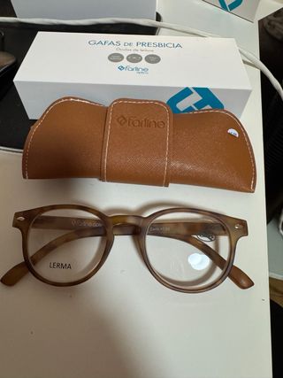 Gafas de presbicia Farline +1.00 marrones