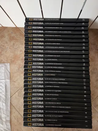 Historia National Geographic. 6 € cada volumen.