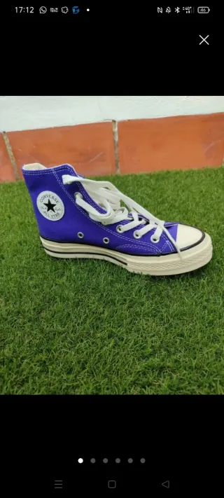 Zapatillas Converse Moradas Talla 38