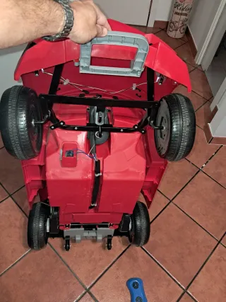 Coche Batería Infantil Rojo