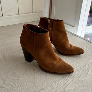 Botines Ante Massimo Dutti Marrones