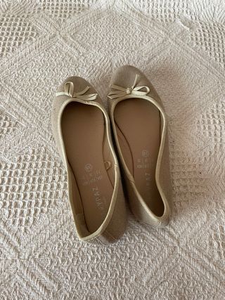 Manoletinas MaryPaz Beige Talla 38