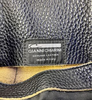 Bolso de cuero italiano auténtico