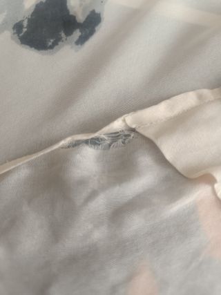 Camisa elegante italiana de seda con estampado 