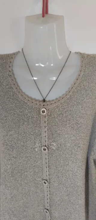 Giacca donna grigia con bottoni