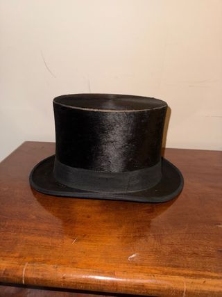 Sombrero de copa antiguo talla 57