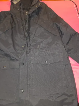 Abrigo Primark Negro Hombre