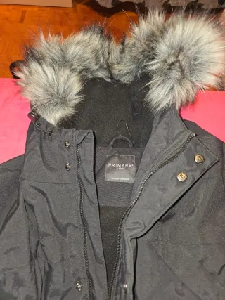 Abrigo Primark Negro Hombre