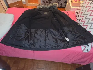 Abrigo Primark Negro Hombre