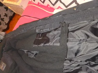 Abrigo Primark Negro Hombre