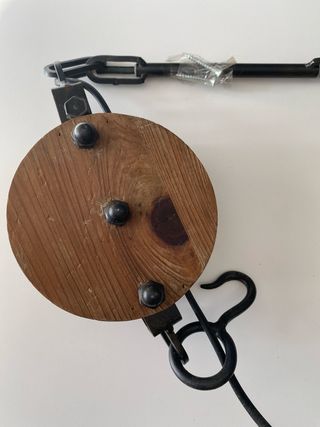 Lampade a sospensione in vetro e legno