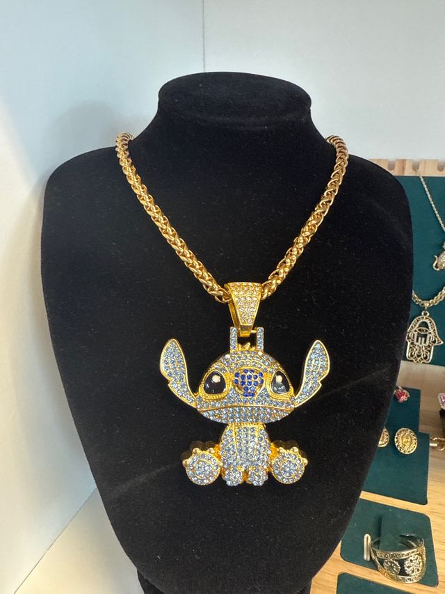 Collar Stich Laminado 18k Disney