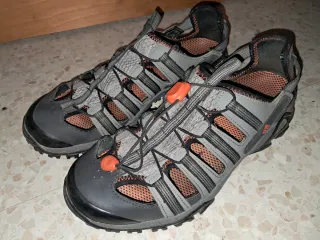 Sandalias Columbia Trekking Gris Naranja