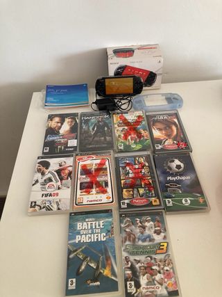 PSP 3004 SLIM LITE Black + 7 giochi