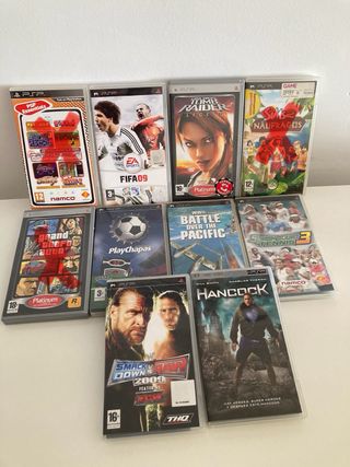 PSP 3004 SLIM LITE Black + 7 giochi