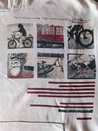 Sweat C&A com capuz 158/164cm