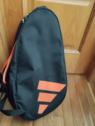 Paletero Adidas Negro y Naranja