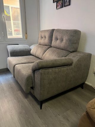 Sofá 2 plazas reclinable y extensible