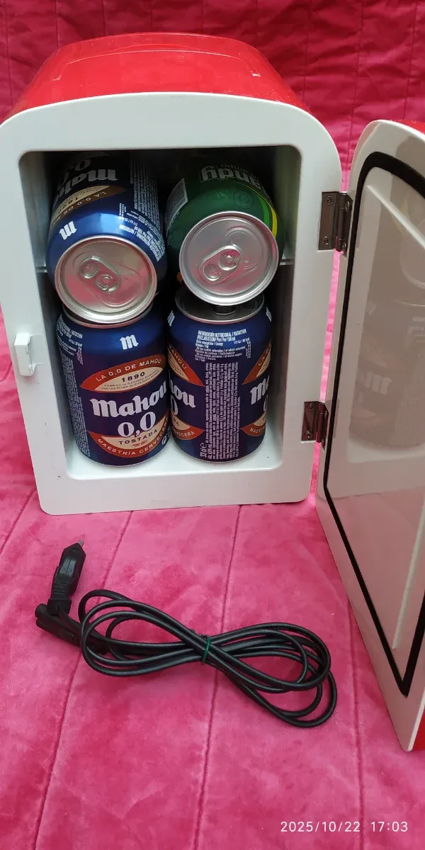 Mini Nevera Coca-Cola Roja