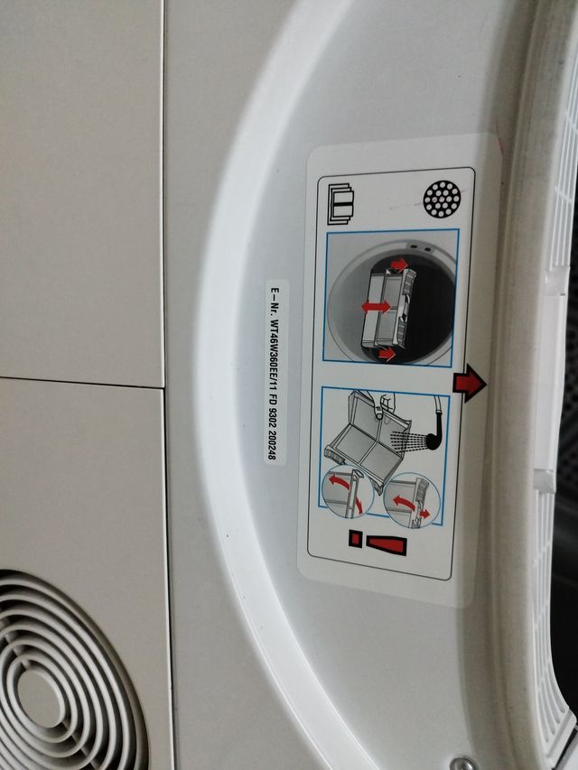 Secadora Siemens 8kg Bomba de Calor