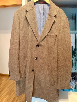 Abrigo Cortefiel Hombre Talla XXL Marrón