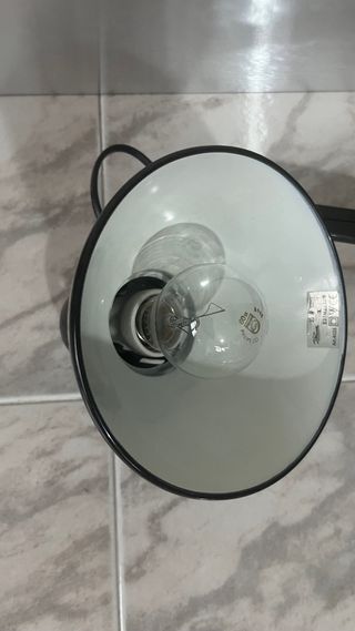 Lampada da lavoro metallo e plastica