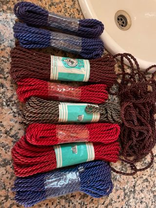 Lote cintas trenzadas colores