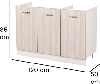 Mobile Sottolavello per Cucina 3 Ante componibile