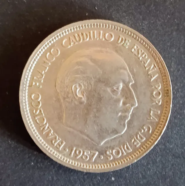 Moneda 50 Pesetas Franco 1957 Estrella 60