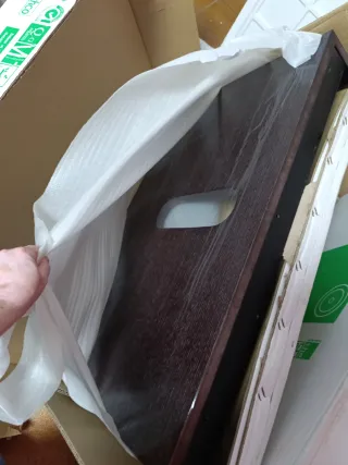 Encimera nueva en embalaje