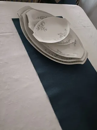 Vajilla Porcelana Santa Clara 57 Piezas