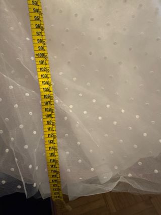 Vestido de comunión niña blanco y rosa