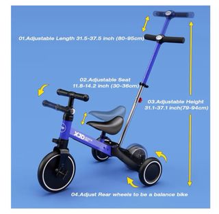 Triciclo/Bici Evolutivo Infantil Azul