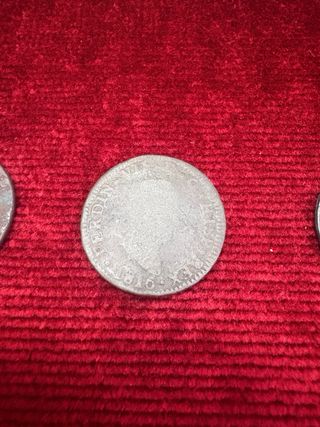 4 Monedas Cobre 8 Maravedís 1815-1817 Fernando II