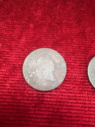 4 Monedas Cobre 8 Maravedís 1815-1817 Fernando II