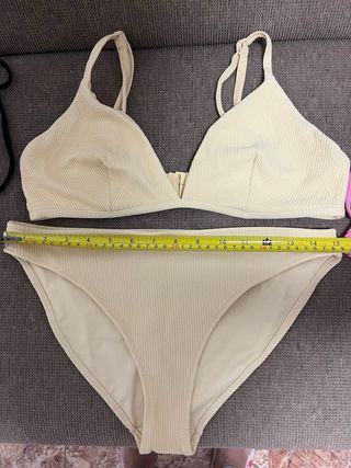 Bikini Negro Talla L, Amarillo y Rosado talla M