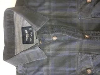 Camisa Springfield Talla M Cuadros Azul Verde