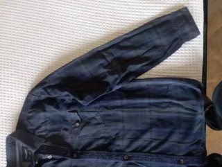 Camisa Springfield Talla M Cuadros Azul Verde