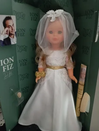 Nancy Ion Fiz Novia Vestido Blanco