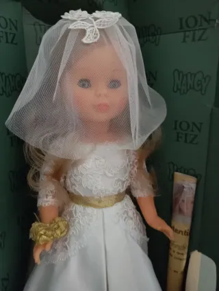 Nancy Ion Fiz Novia Vestido Blanco