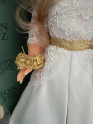 Nancy Ion Fiz Novia Vestido Blanco