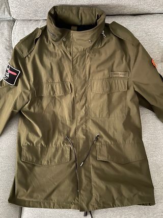 Chaqueta Estilo Militar Verde - XL