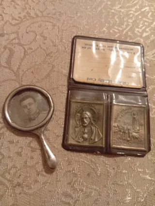 Antica foto da borsa più sacro cuore 