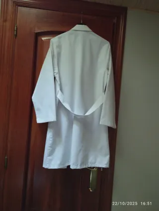 Bata sanitaria blanca Talla S