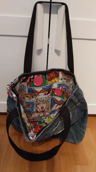 Bolso vaquero hecho a mano
